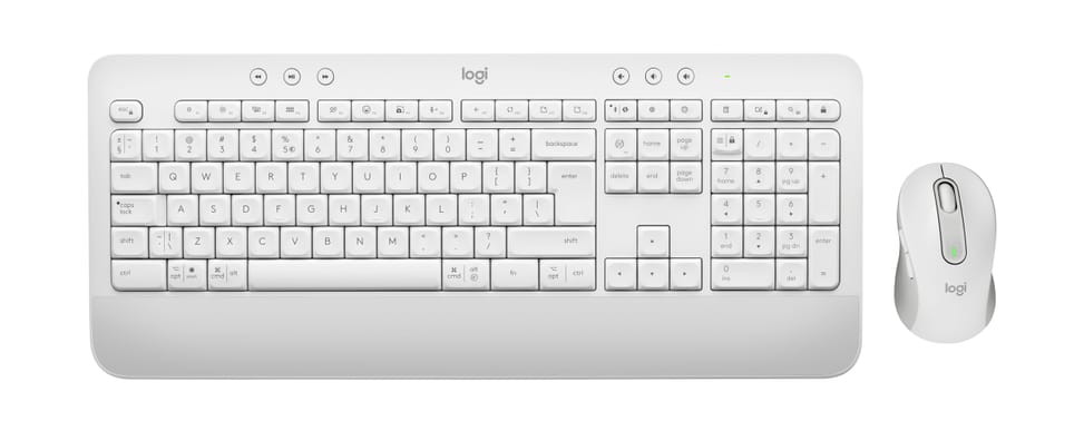 Logitech Signature MK650 Combo For Business clavier Souris incluse Bluetooth QWERTZ Allemand Blanc (920-011022) — image 1