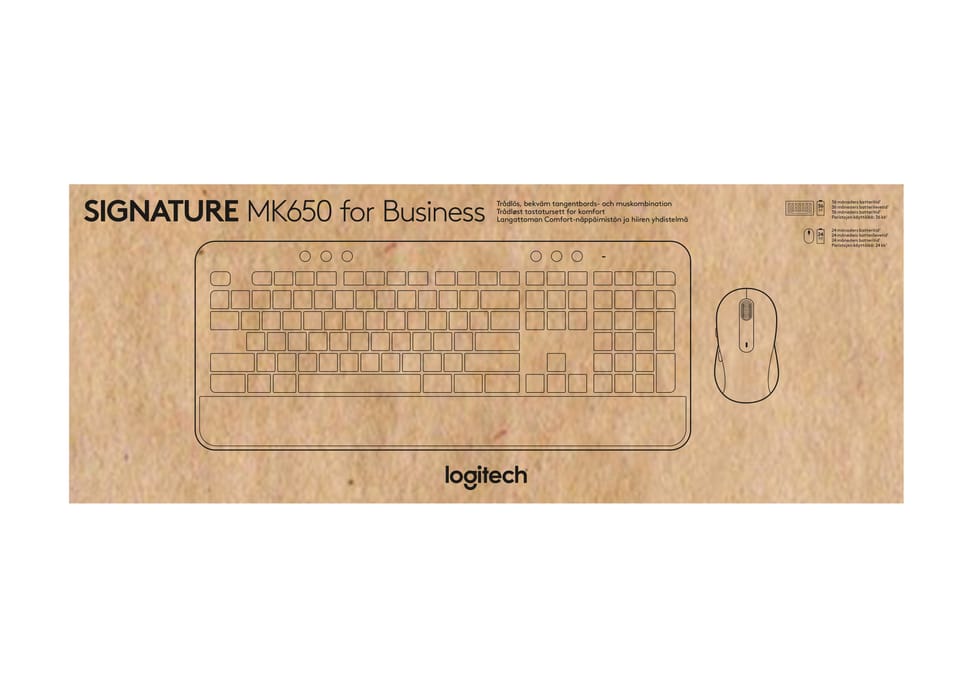 Logitech Signature MK650 Combo For Business clavier Souris incluse Bluetooth QWERTZ Allemand Blanc (920-011022) — image 6