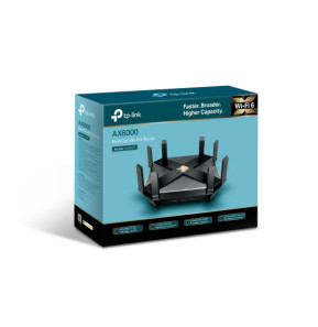 TP-Link Archer AX6000 routeur sans fil Gigabit Ethernet Bi-bande (2,4 GHz / 5 GHz) Noir (ARCHER AX6000)