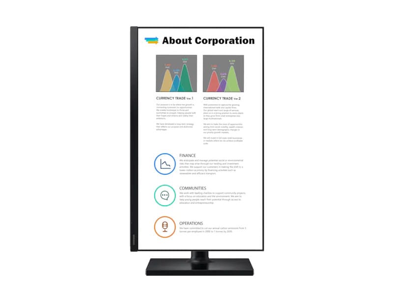 Samsung LF27T450FZU LED display 68,6 cm (27") 1920 x 1080 pixels Full HD Noir (LF27T450FZU) — image 22