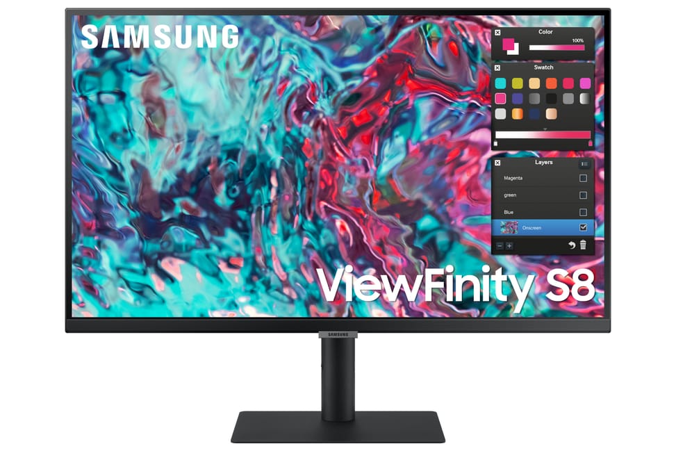 Samsung ViewFinity S80TB écran plat de PC 68,6 cm (27") 3840 x 2160 pixels 4K Ultra HD LED Noir (LS27B800TGUXEN) — image 1