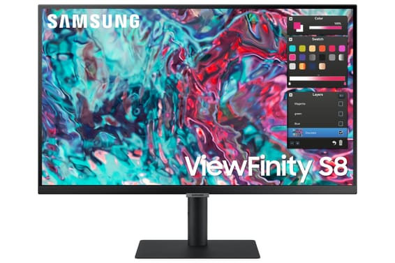 Samsung ViewFinity S80TB écran plat de PC 68,6 cm (27") 3840 x 2160 pixels 4K Ultra HD LED Noir (LS27B800TGUXEN)