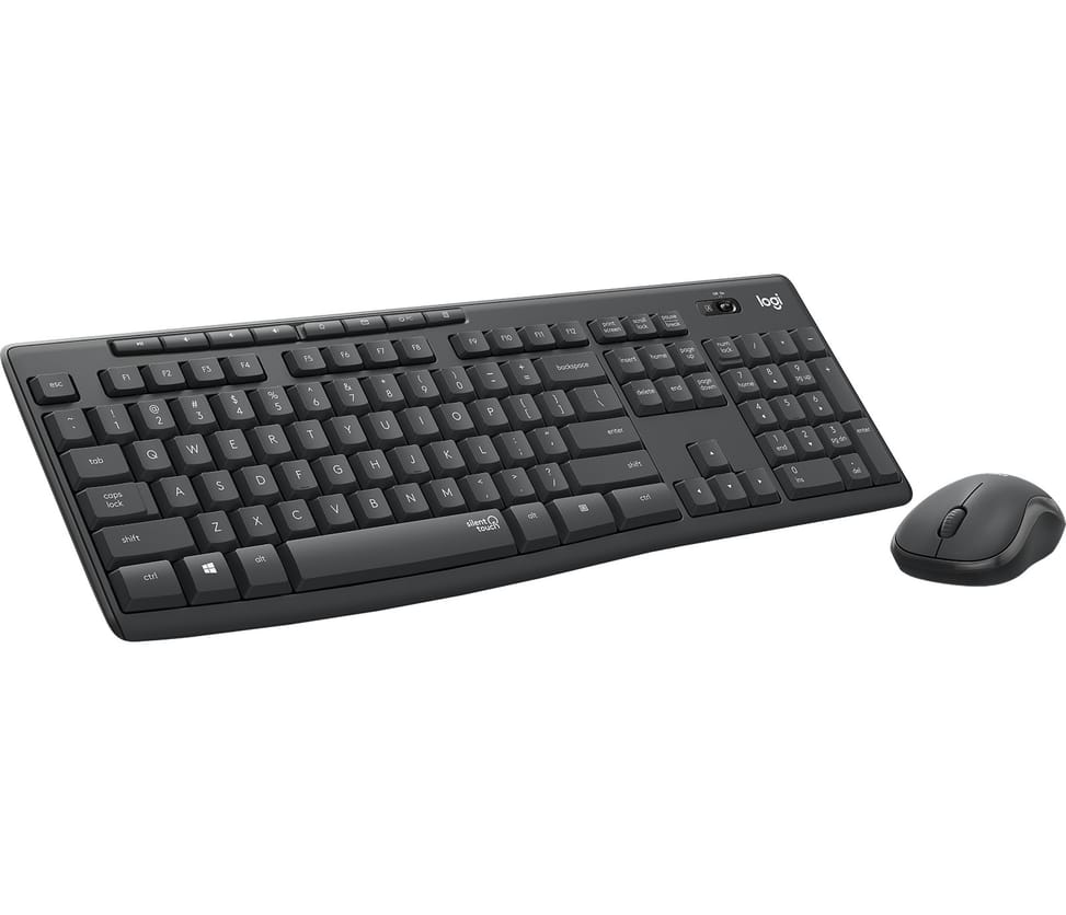 Logitech MK295 Silent Wireless Combo clavier Souris incluse USB QWERTY US International Graphite (920-009800) — image 1