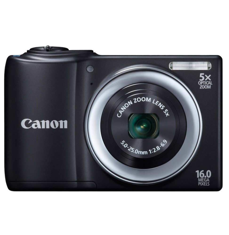 Appareil photo Canon PowerShot A810 16MP/5X + Etui, SD et Chargeur de piles offerts