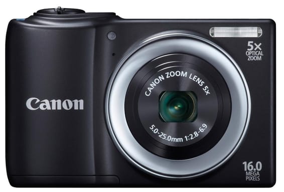 Appareil photo Canon PowerShot A810 16MP/5X + Etui, SD et Chargeur de piles offerts