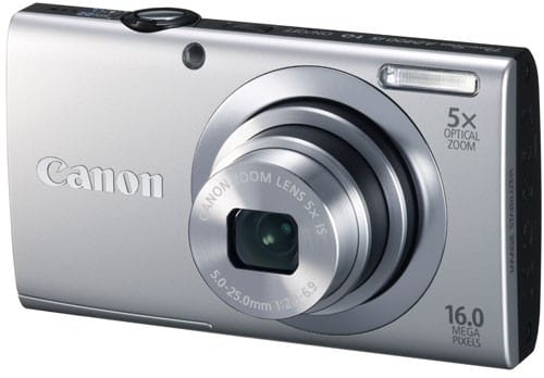 Appareil photo Canon PowerShot A2400 IS 16MP/5X + Etui et Carte SD offerts — image 3