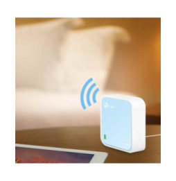 TP-Link TL-WR802N routeur sans fil Fast Ethernet Monobande (2,4 GHz) Bleu, Blanc (TL-WR802N)