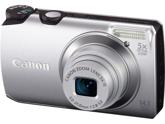 Appareil photo Canon PowerShot A3200 IS 14,1MP/5X + Etui et Carte SD offerts