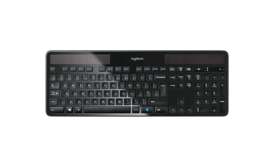 Logitech Wireless Solar Keyboard K750 clavier RF sans fil QWERTZ Allemand Noir (920-002916)