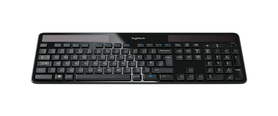 Logitech Wireless Solar Keyboard K750 clavier RF sans fil QWERTZ Allemand Noir (920-002916) — image 2