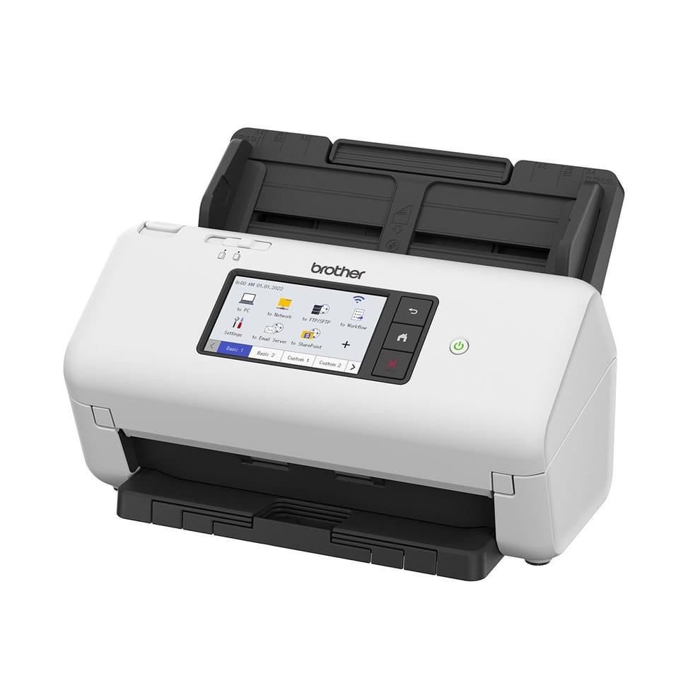 Brother ADS-4700W Chargeur automatique de documents + Scanner à feuille 600 x 600 DPI A4 Noir, Blanc (ADS4700WRE1) — image 2