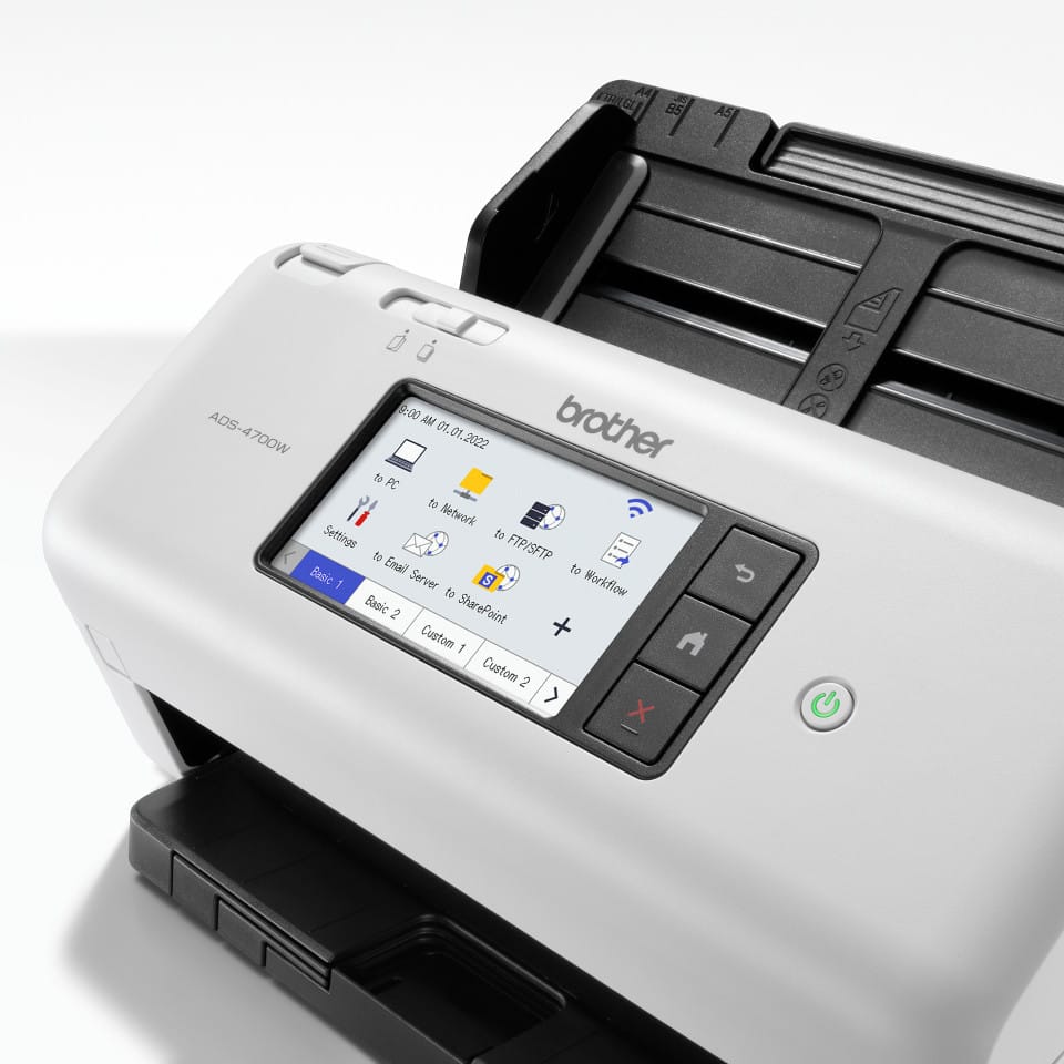Brother ADS-4700W Chargeur automatique de documents + Scanner à feuille 600 x 600 DPI A4 Noir, Blanc (ADS4700WRE1) — image 5