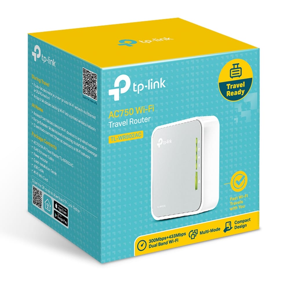 TP-Link TL-WR902AC routeur sans fil Fast Ethernet Bi-bande (2,4 GHz / 5 GHz) 4G Blanc (TL-WR902AC) — image 4