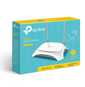 TP-Link TL-MR3420 routeur sans fil Fast Ethernet Monobande (2,4 GHz) Noir, Blanc (TL-MR3420)