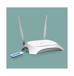 TP-Link TL-MR3420 routeur sans fil Fast Ethernet Monobande (2,4 GHz) Noir, Blanc (TL-MR3420)