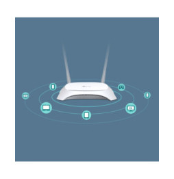 TP-Link TL-MR3420 routeur sans fil Fast Ethernet Monobande (2,4 GHz) Noir, Blanc (TL-MR3420)
