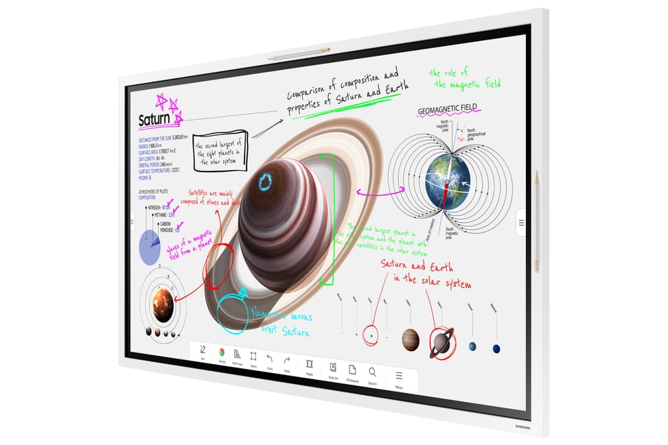Samsung WM55B Panneau plat de signalisation numérique 139,7 cm (55") VA Wifi 350 cd/m² 4K Ultra HD Blanc Écran tactile Intégré — image 6