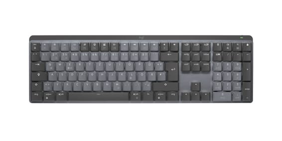 Logitech MX Mechanical clavier RF sans fil + Bluetooth QWERTZ Allemand Graphite, Gris (920-010749)