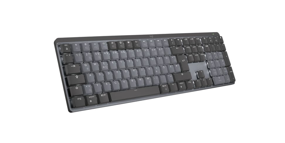 Logitech MX Mechanical clavier RF sans fil + Bluetooth QWERTZ Allemand Graphite, Gris (920-010749) — image 2