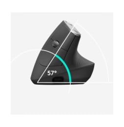 Logitech Souris ergonomique avancée MX Vertical MX Vertical Advanced Ergonimic Mouse, RF + Bluetooth + USB-C  (910-005448)