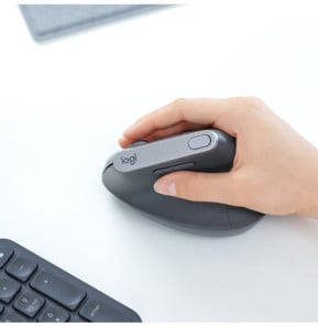 Logitech Souris ergonomique avancée MX Vertical MX Vertical Advanced Ergonimic Mouse, RF + Bluetooth + USB-C  (910-005448)