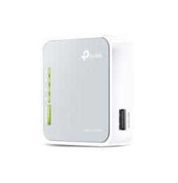 TP-Link TL-MR3020 routeur sans fil Fast Ethernet Monobande (2,4 GHz) 4G Argent, Blanc (TL-MR3020)