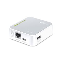 TP-Link TL-MR3020 routeur sans fil Fast Ethernet Monobande (2,4 GHz) 4G Argent, Blanc (TL-MR3020)