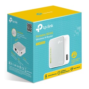 TP-Link TL-MR3020 routeur sans fil Fast Ethernet Monobande (2,4 GHz) 4G Argent, Blanc (TL-MR3020) — image 3