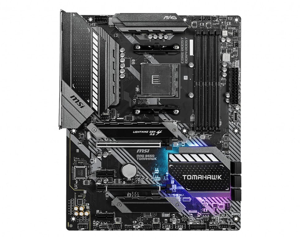 MSI MAG B550 Tomahawk AMD B550 Emplacement AM4 ATX (MAG B550 TOMAHAWK) — image 1