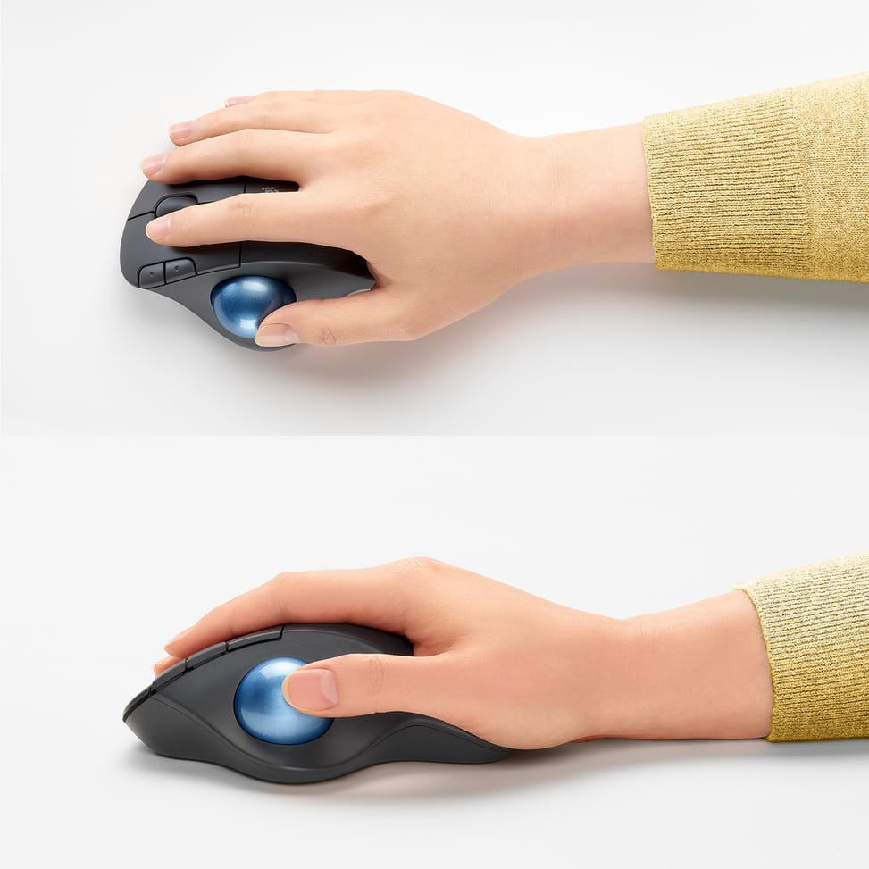 Logitech ERGO M575 Trackball 5 buttons, Bluetooth, Trackball, 400 - 2000 Dpi, 100 x 134 x 48 mm, 145 g (910-005872) — image 3
