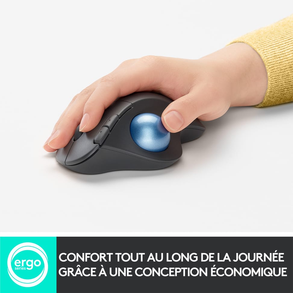 Logitech ERGO M575 Trackball 5 buttons, Bluetooth, Trackball, 400 - 2000 Dpi, 100 x 134 x 48 mm, 145 g (910-005872) — image 7