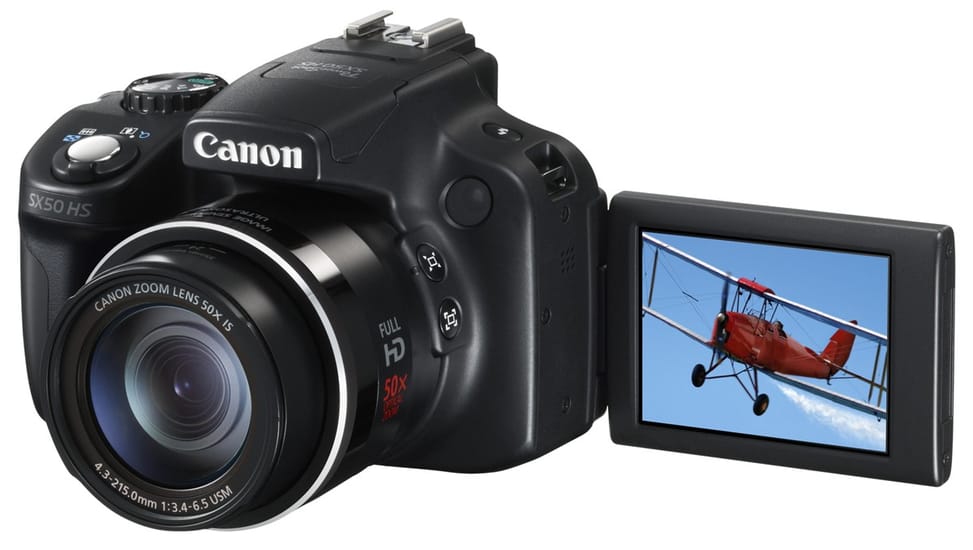 Appareil photo Canon PowerShot SX50 HS 12,1MP/50X + Etui et Carte SD offerts — image 3