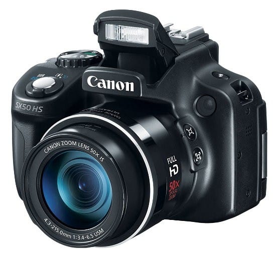 Appareil photo Canon PowerShot SX50 HS 12,1MP/50X + Etui et Carte SD offerts