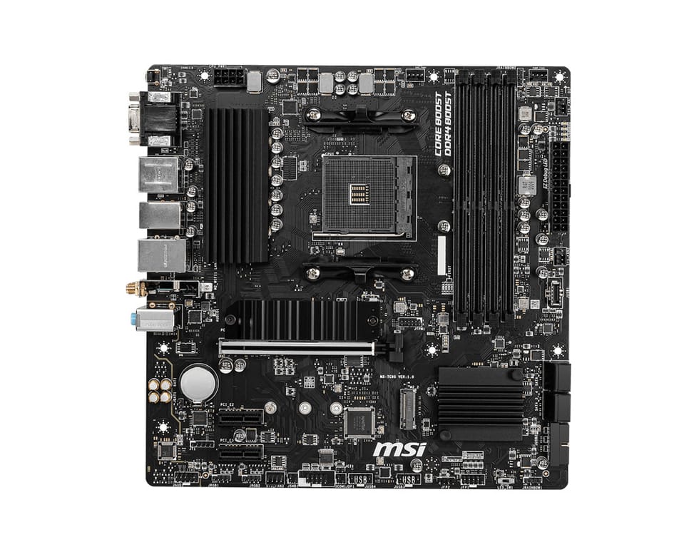 MSI B550M PRO-VDH WIFI carte mère AMD B550 Emplacement AM4 micro ATX (B550M PRO-VDH WIFI) — image 2