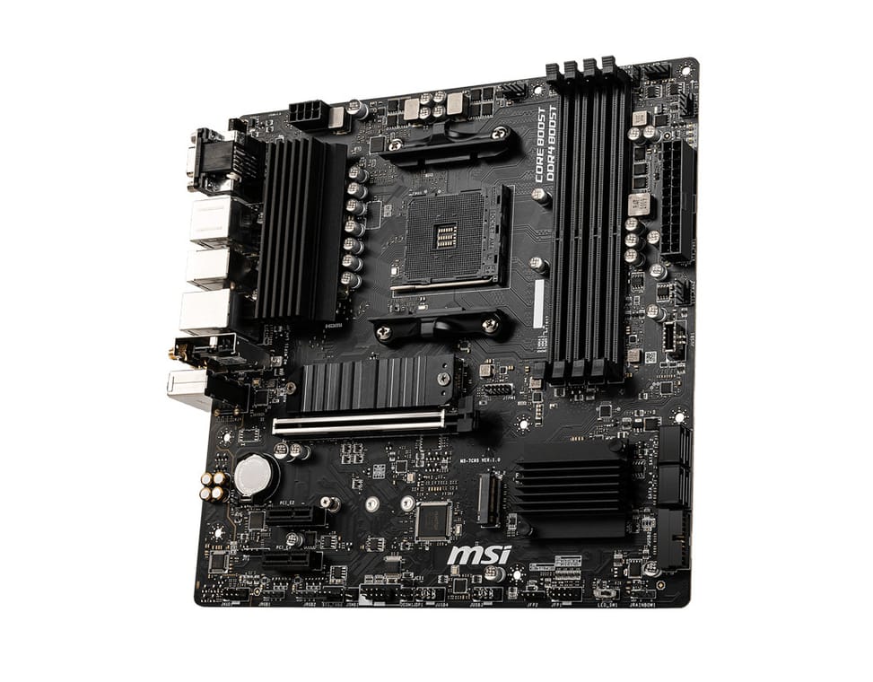 MSI B550M PRO-VDH WIFI carte mère AMD B550 Emplacement AM4 micro ATX (B550M PRO-VDH WIFI) — image 3