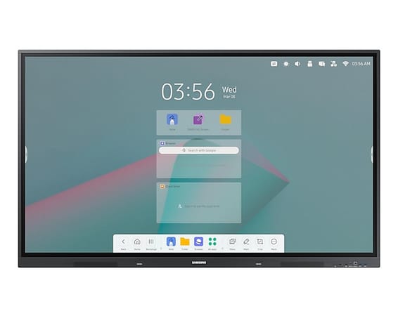 Samsung WA65C tableau blanc interactif et accessoire 165,1 cm (65") 3840 x 2160 pixels Écran tactile Noir (LH65WACWLGCXEN)
