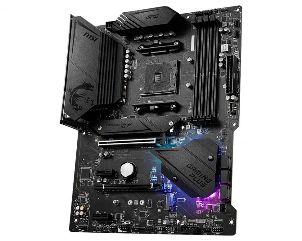 MSI MPG B550 Gaming Plus AMD B550 Emplacement AM4 ATX (MPG B550 GAMING PLUS) — image 2