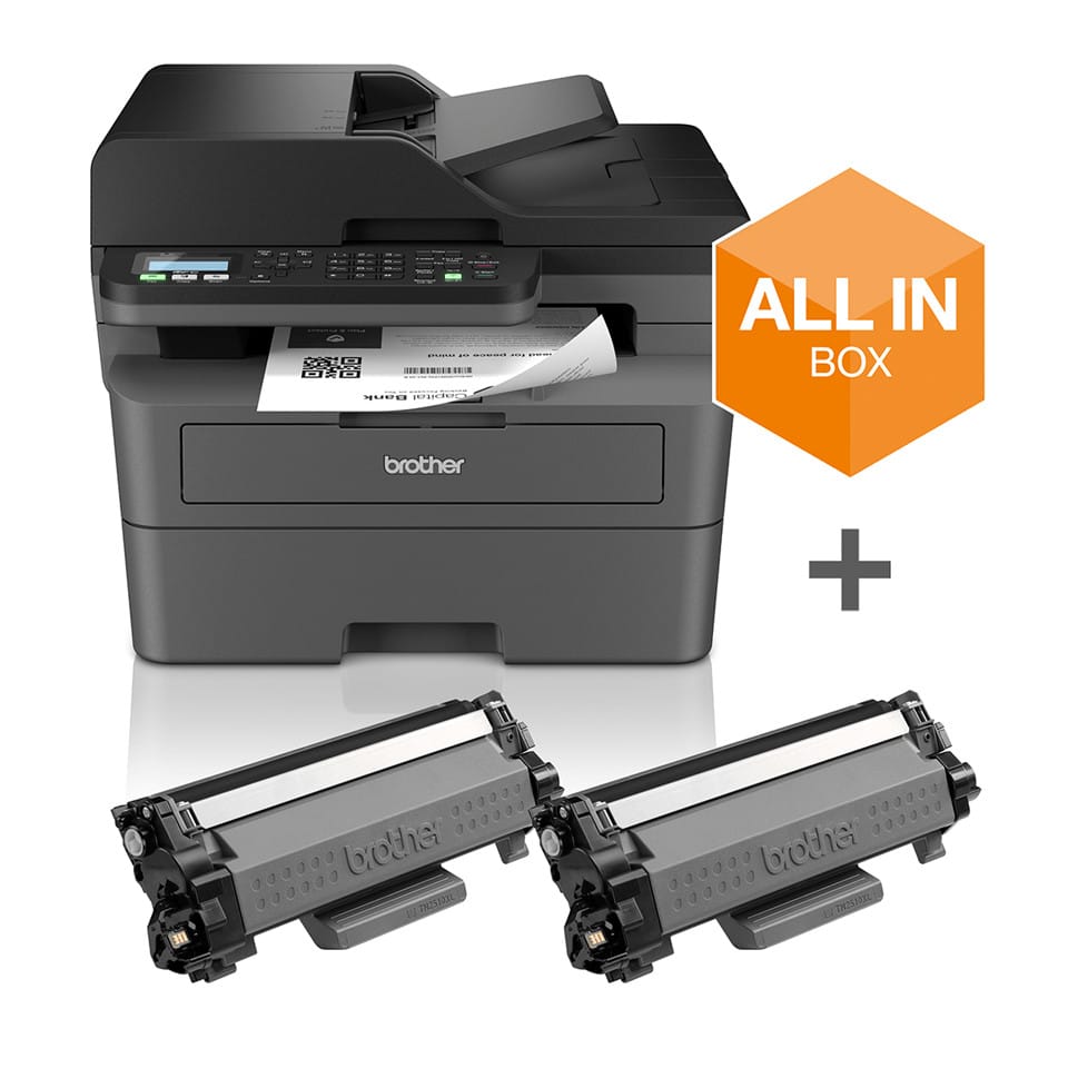 Brother MFC-L2827DWXL Laser A4 1200 x 1200 DPI 32 ppm Wifi (MFCL2827DWXLRE1) — image 3