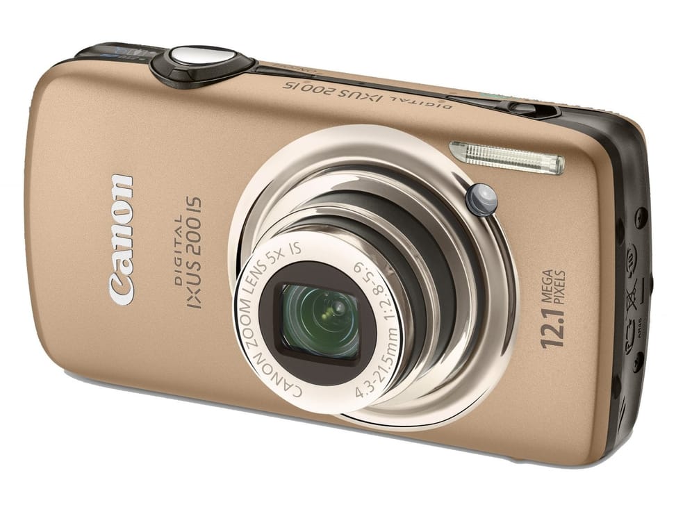 Appareil photo Canon Digital IXUS 200 IS 12,1MP/5X + Etui et Carte SD offerts — image 1