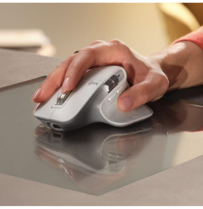 Logitech MX Master 3S souris Droitier RF sans fil + Bluetooth Laser 8000 DPI (910-006560)