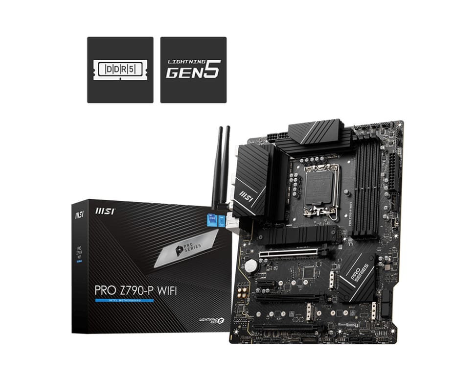 MSI PRO Z790-P WIFI carte mère Intel Z790 LGA 1700 ATX (PRO Z790-P WIFI) — image 1