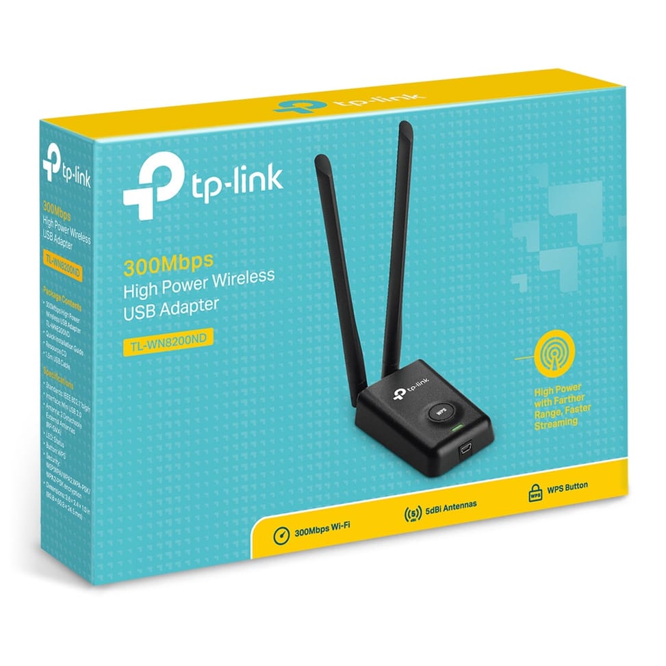 TP-Link TL-WN8200ND WLAN Network Card 300 Mbps High-Power Wireless USB Adapter 300Mbps (TL-WN8200ND) — image 4