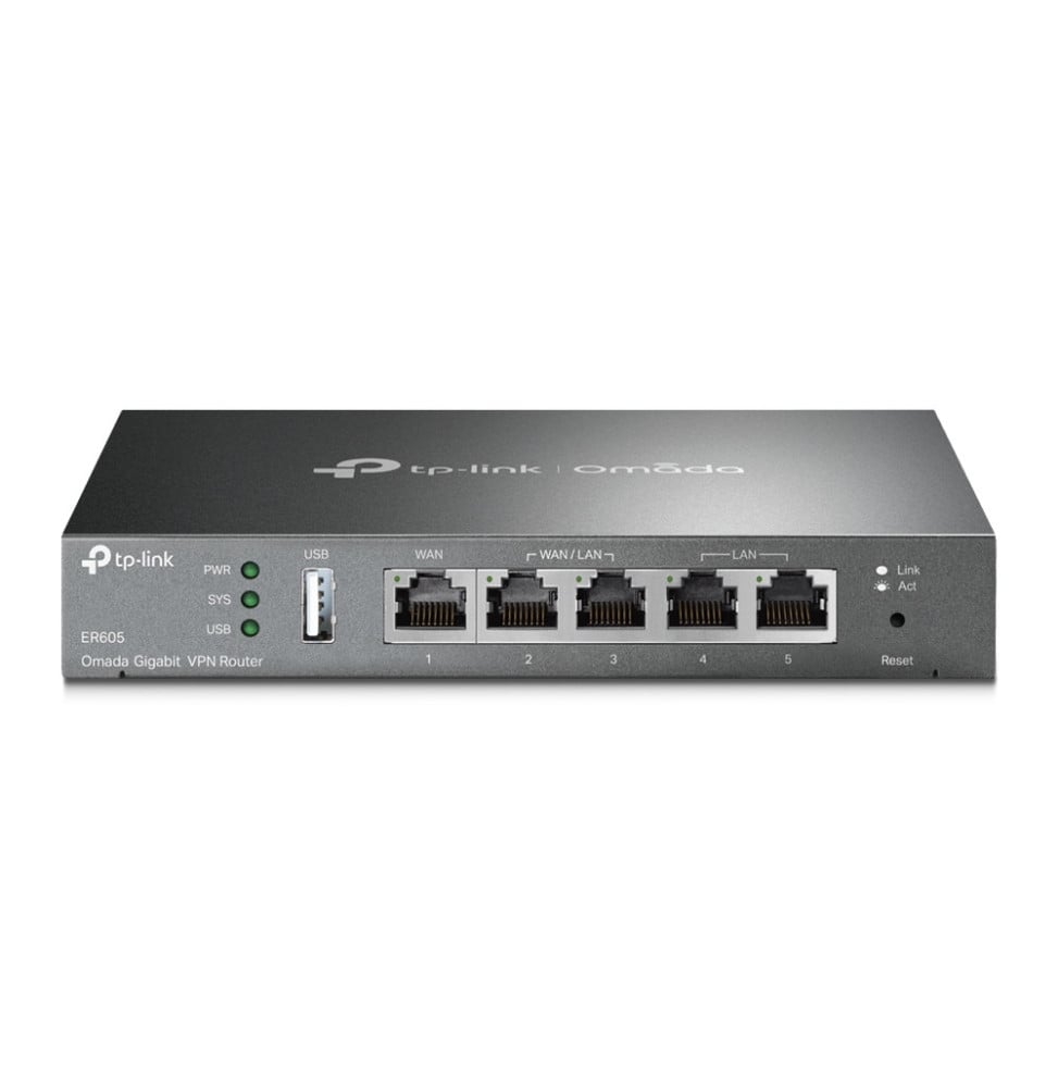 TP-Link ER605 v2 Routeur connecté Gigabit Ethernet Noir (TL-ER605 V2)