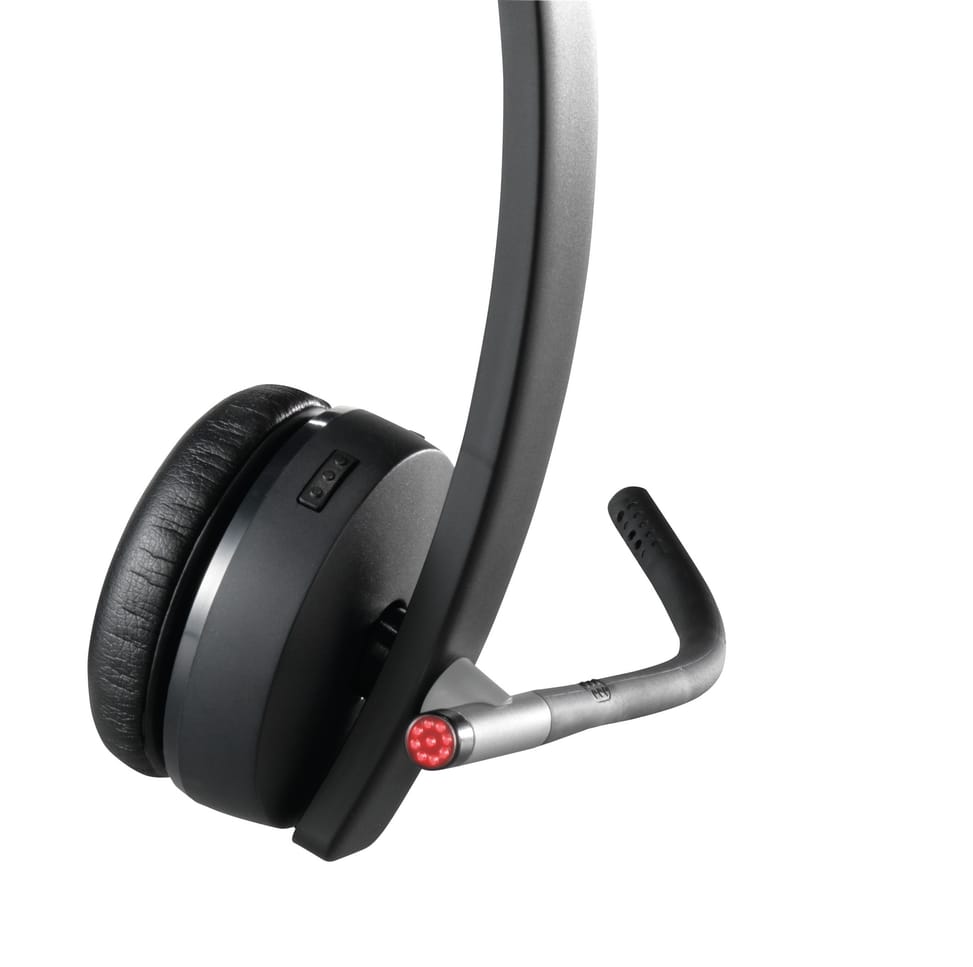 Micro-casque Sans fil Logitech H820e avec Socle de chargement - monaural (981-000512) — image 4