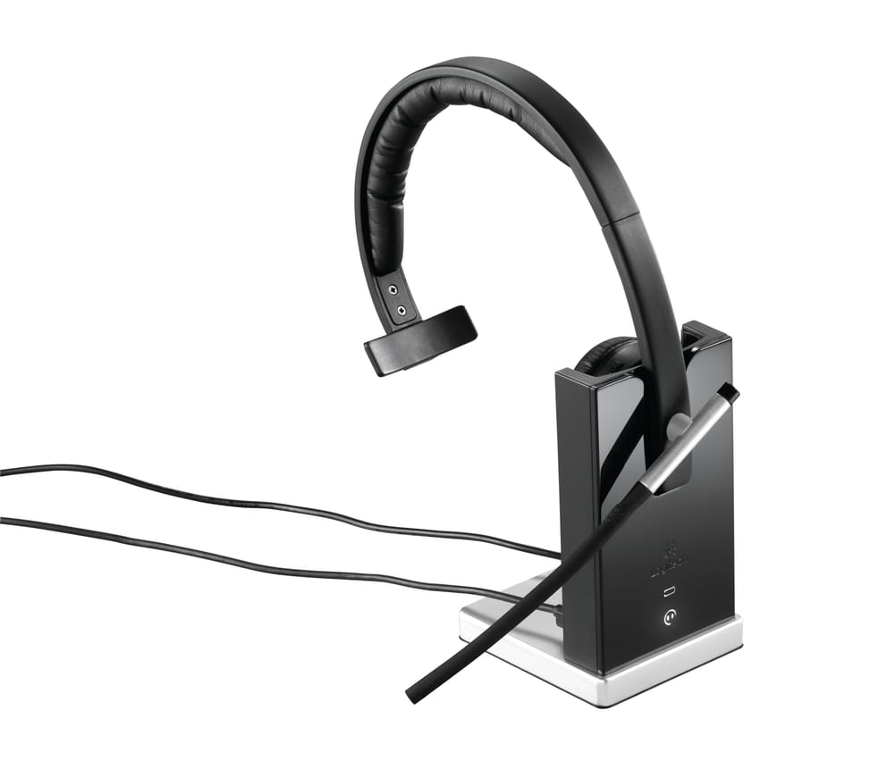 Micro-casque Sans fil Logitech H820e avec Socle de chargement - monaural (981-000512) — image 6