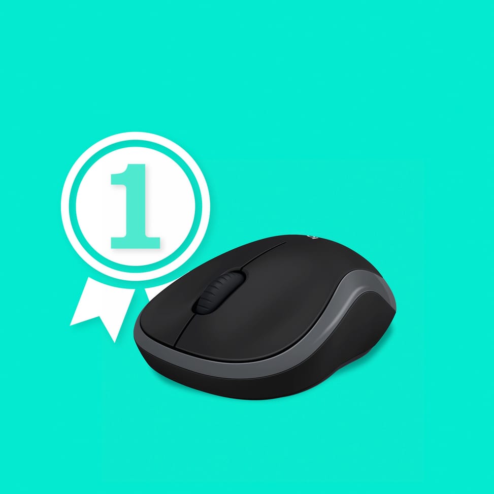 Logitech M185 souris Ambidextre RF sans fil Optique 1000 DPI Wireless Mouse M185  (910-002238) — image 2
