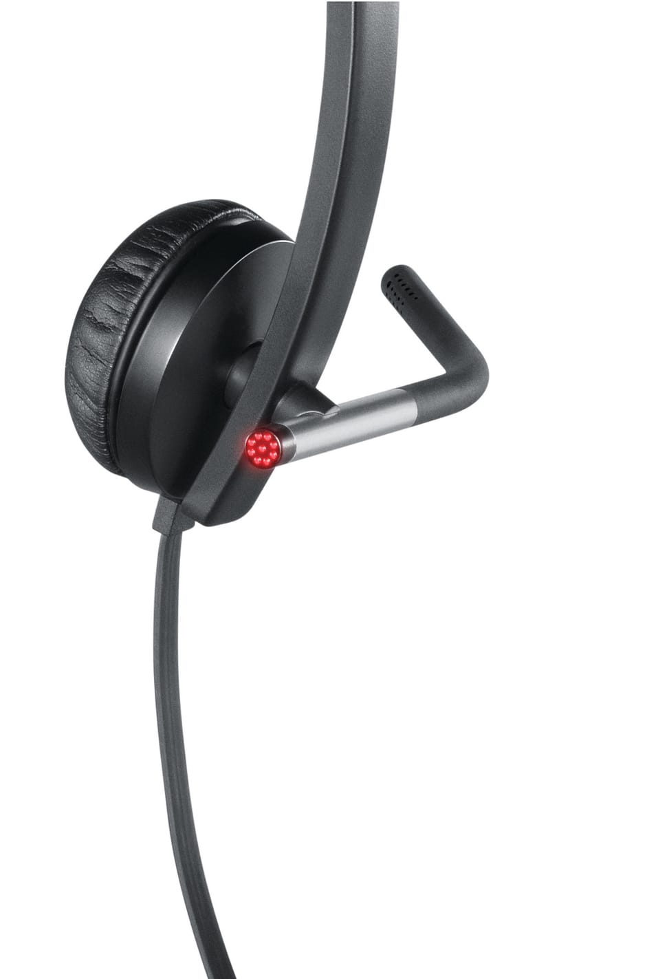 Logitech H650e Casque Avec fil Arceau Bureau/Centre d'appels USB Type-A Noir, Argent (981-000519) — image 3