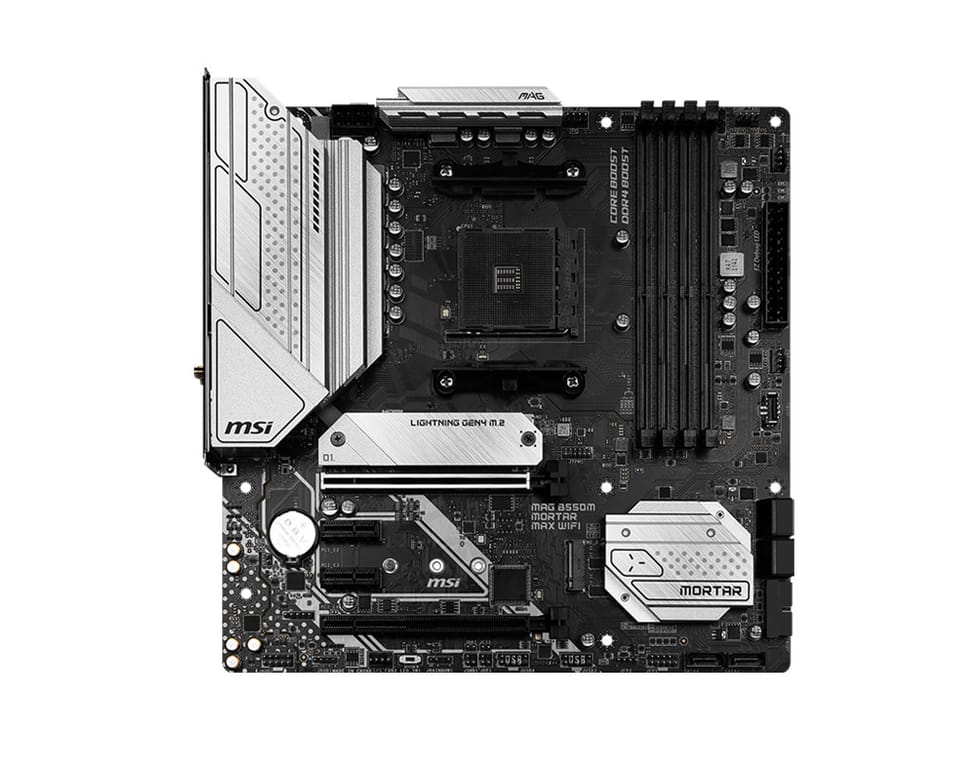 MSI MAG B550M MORTAR MAX WIFI AMD B550 Emplacement AM4 micro ATX (7C94-044R) — image 3