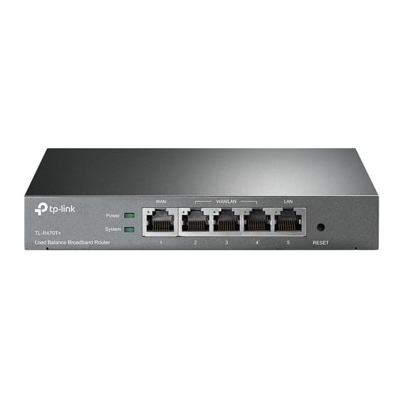 TP-Link TL-R470T+ Routeur connecté Fast Ethernet Noir TL-R470T+ Load Balance Broadband Router (TL-R470T+ V1)
