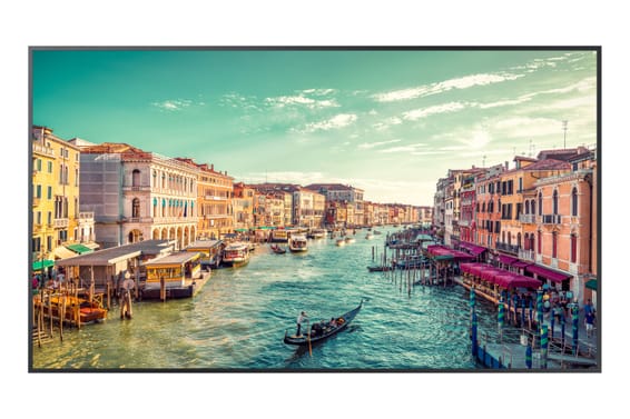 Samsung QM98T-B Panneau plat de signalisation numérique 2,49 m (98") Wifi 500 cd/m² 4K Ultra HD Noir Intégré dans le